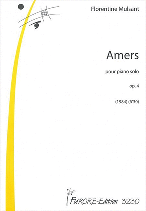 Book cover for Amers pour piano