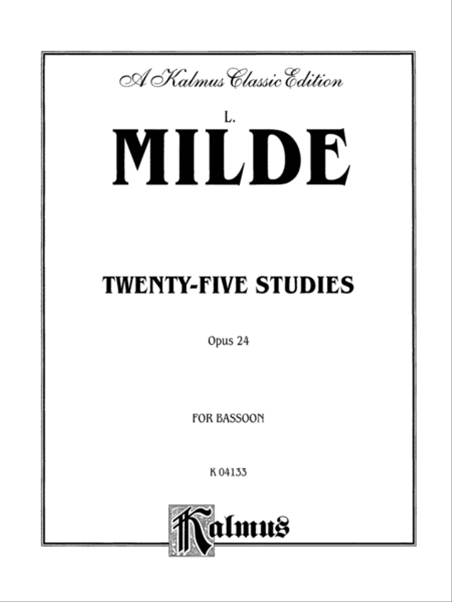 Twenty-five Studies Bassoon Solo scores gallery preview page 2