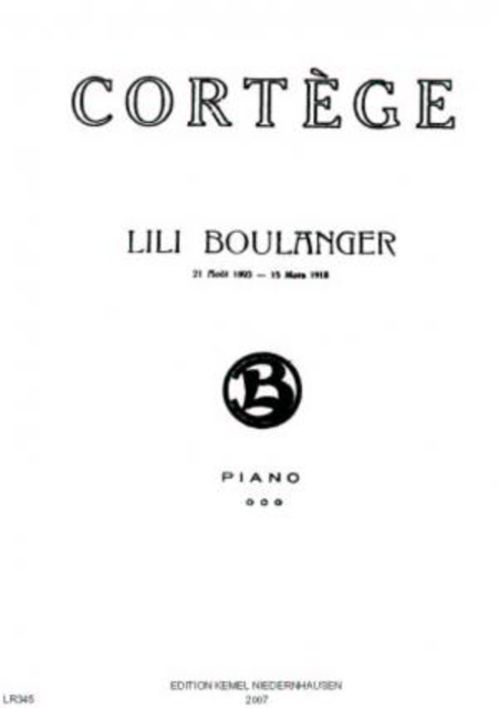 Cortege : piano, 1914