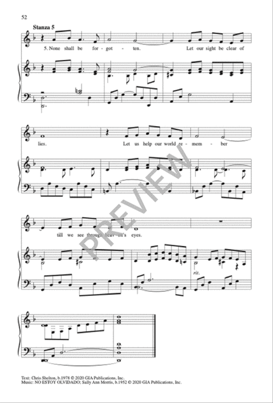 Sing No Empty Alleluias Sacred scores gallery preview page 49