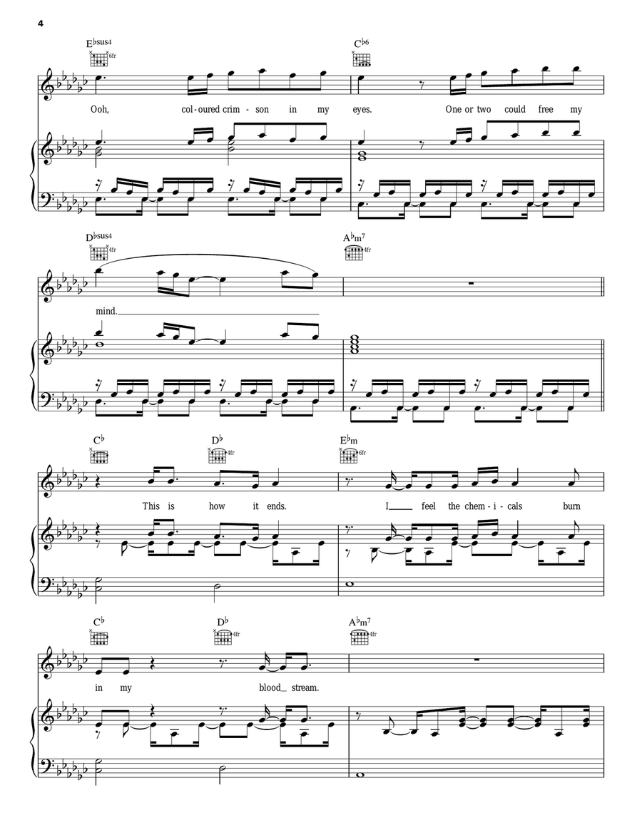 Bloodstream Acoustic Guitar scores gallery preview page 4