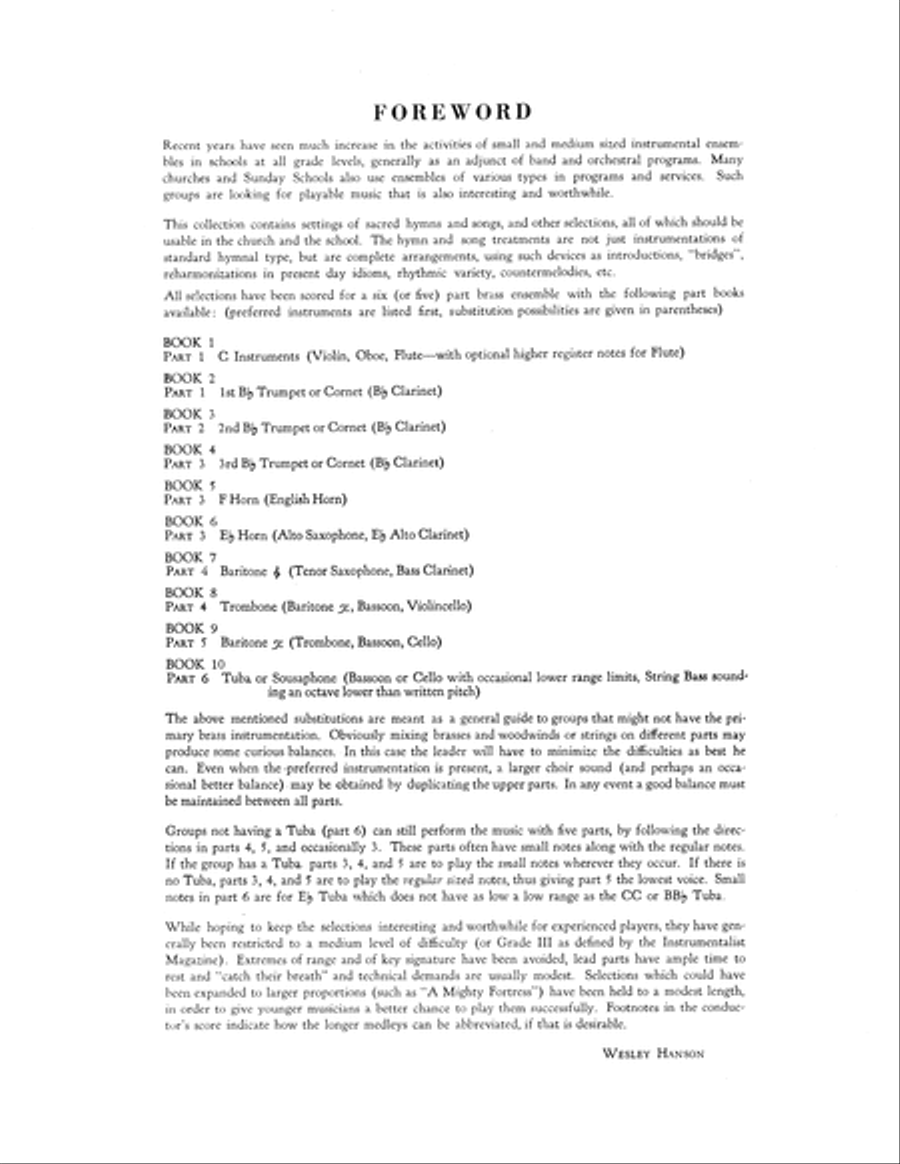 Ensemble Music for Church and School Part scores gallery preview page 2