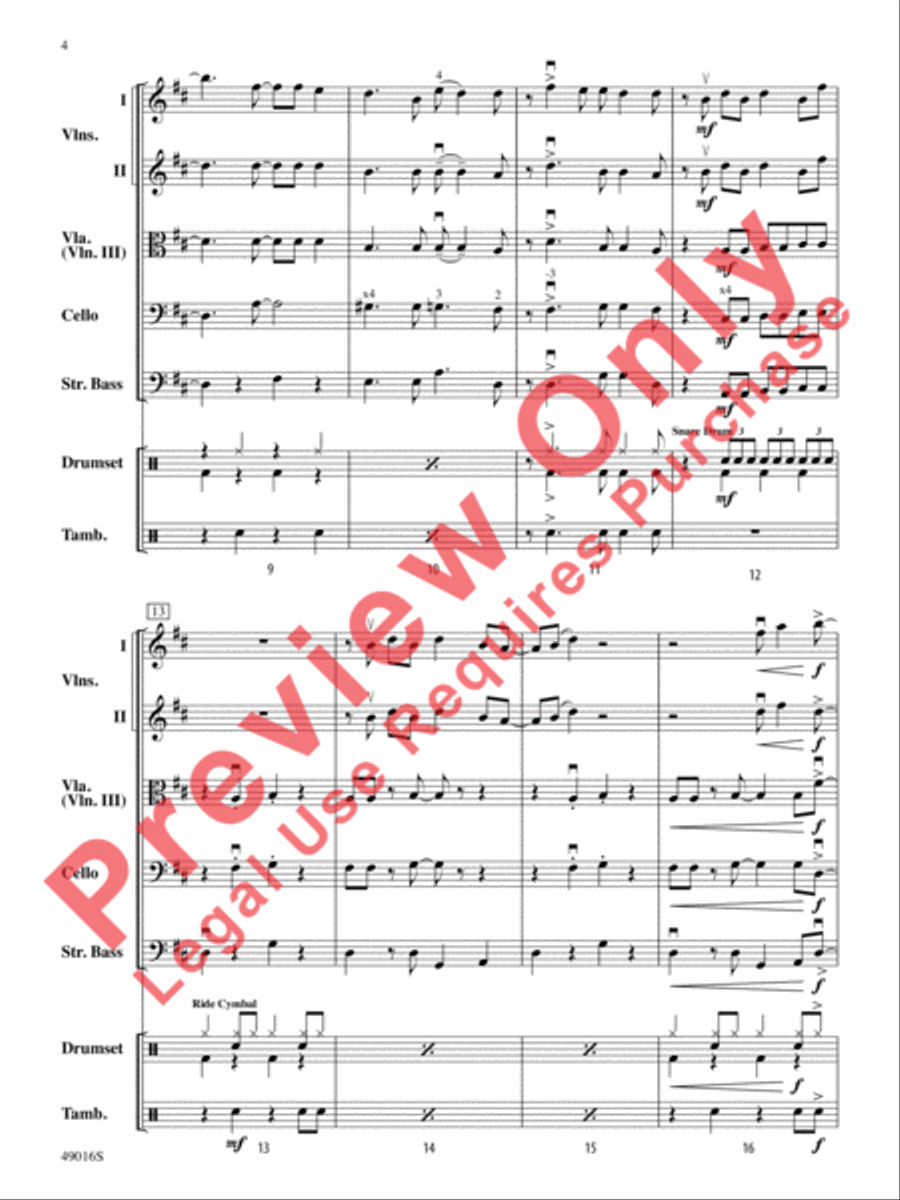 It's All Right String Orchestra scores gallery preview page 5