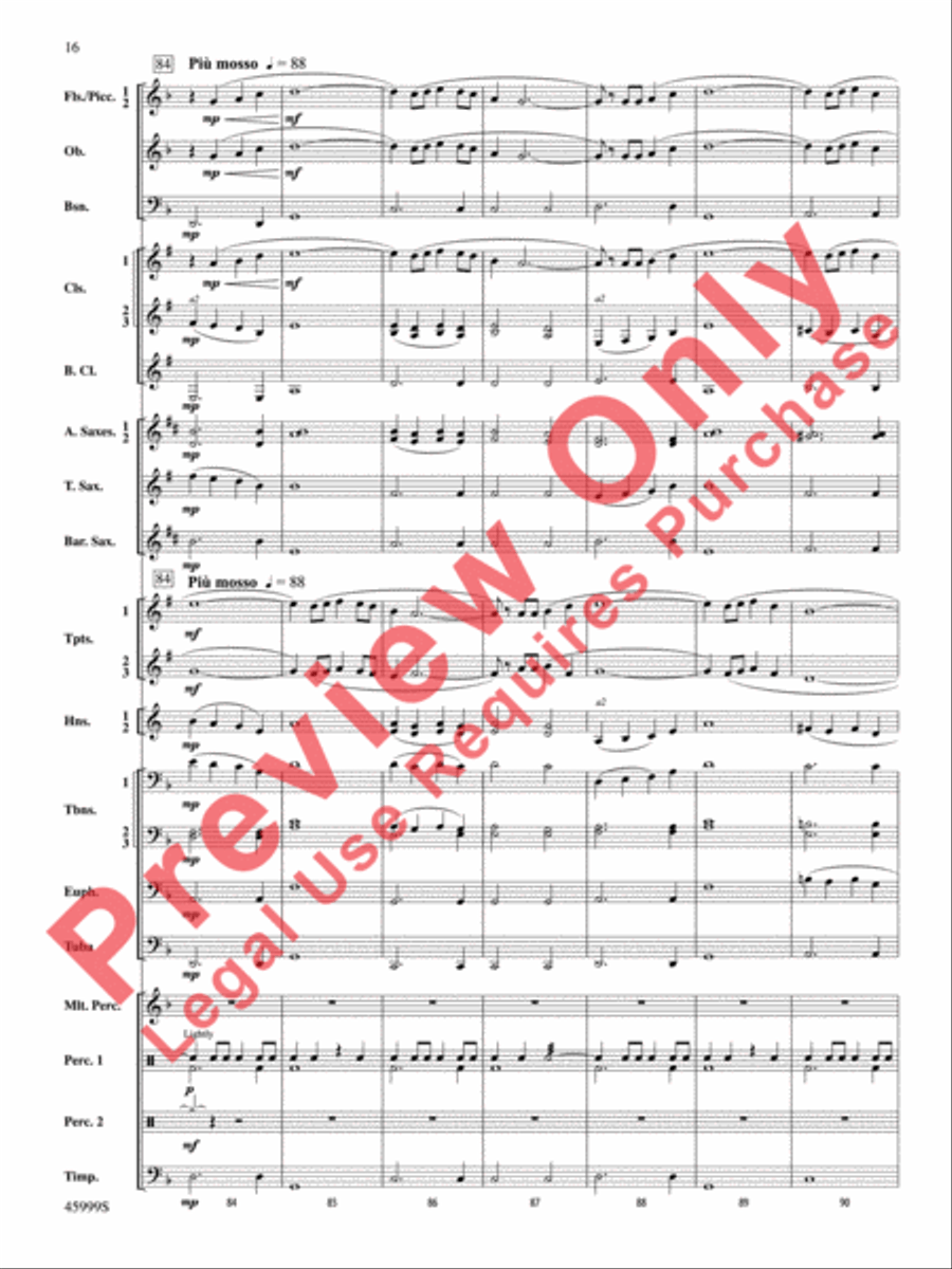 The Blue Ridge Concert Band scores gallery preview page 17