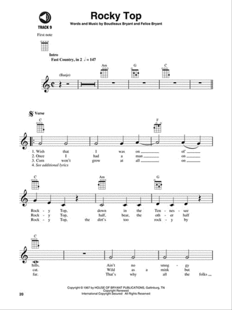 Country Classics Country Classics Ukulele scores gallery preview page 4