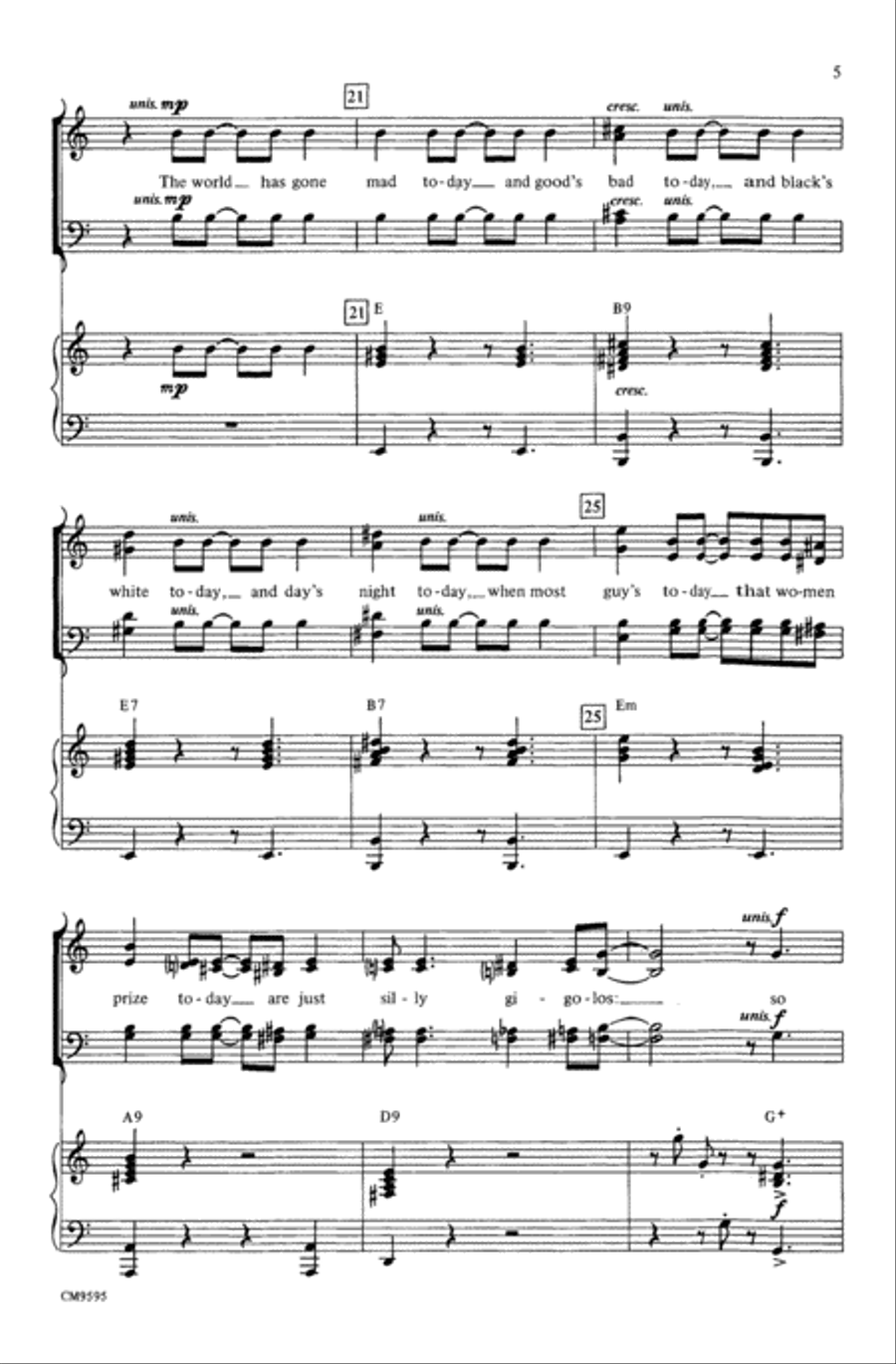 Anything Goes! (A '20s Medley) Choir scores gallery preview page 4