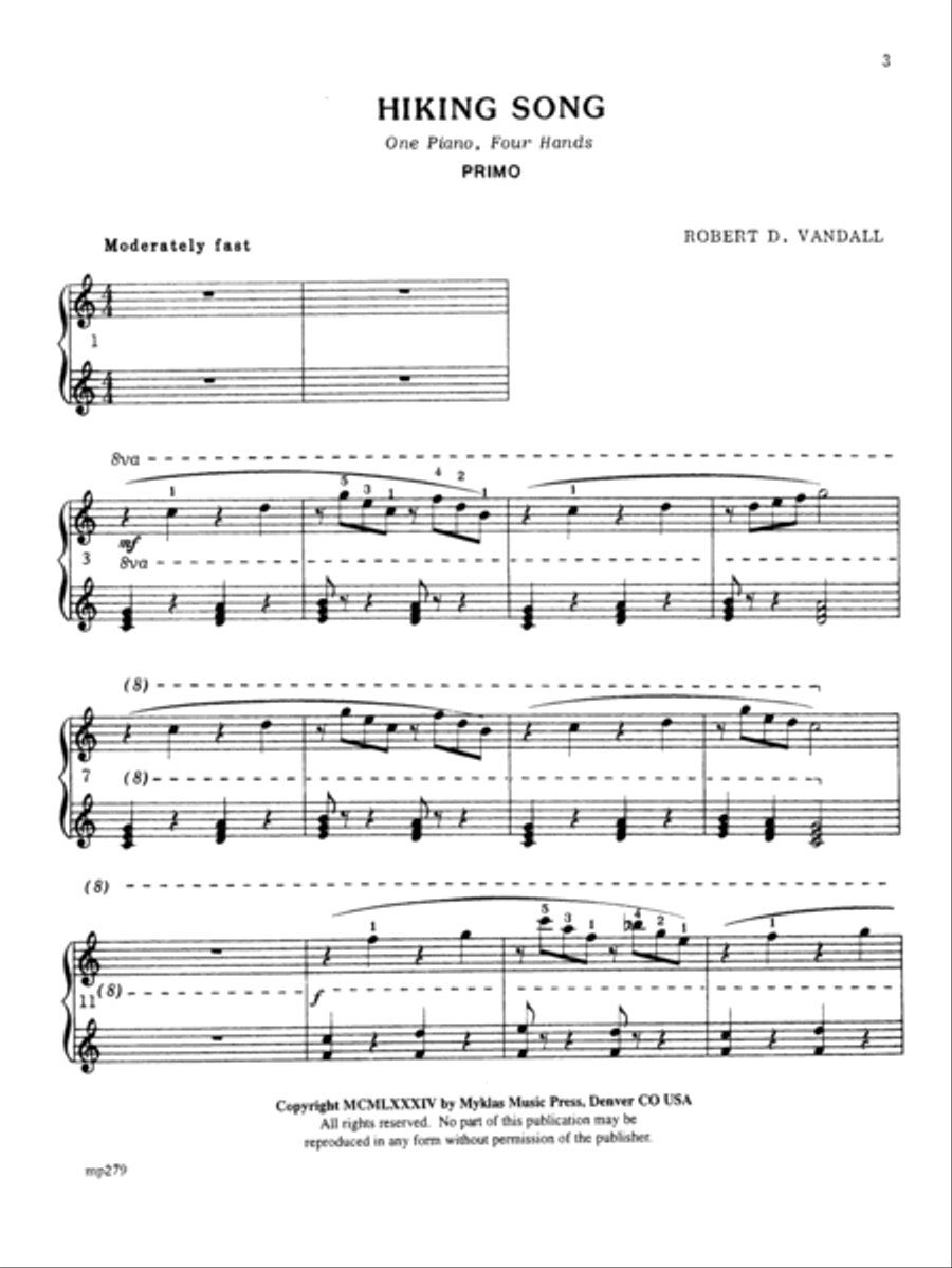 Hiking Song Small Ensemble scores gallery preview page 3