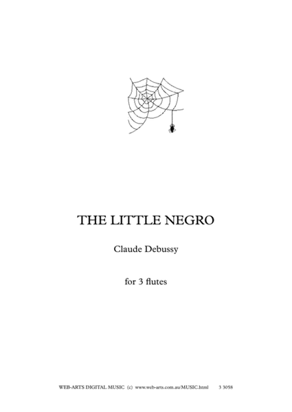 THE LITTLE NEGRO for 3 flutes - DEBUSSY image number null