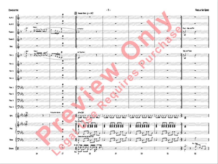 Feels So Good Jazz Ensemble scores gallery preview page 6