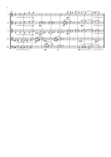 Bartók: 10 Easy Pieces , Sz.39 4.Sostenuto- wind quintet image number null