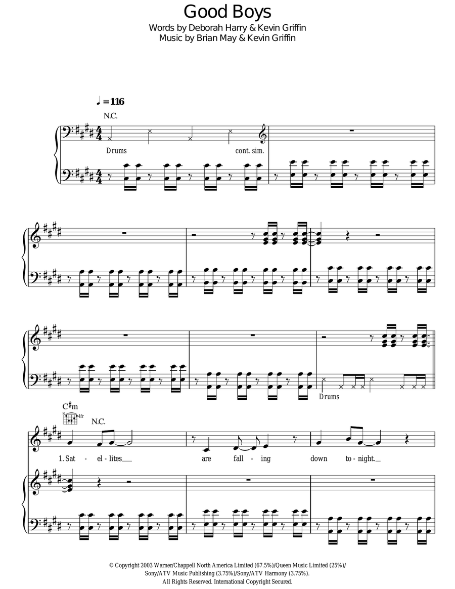 Good Boys Acoustic Guitar scores gallery preview page 1
