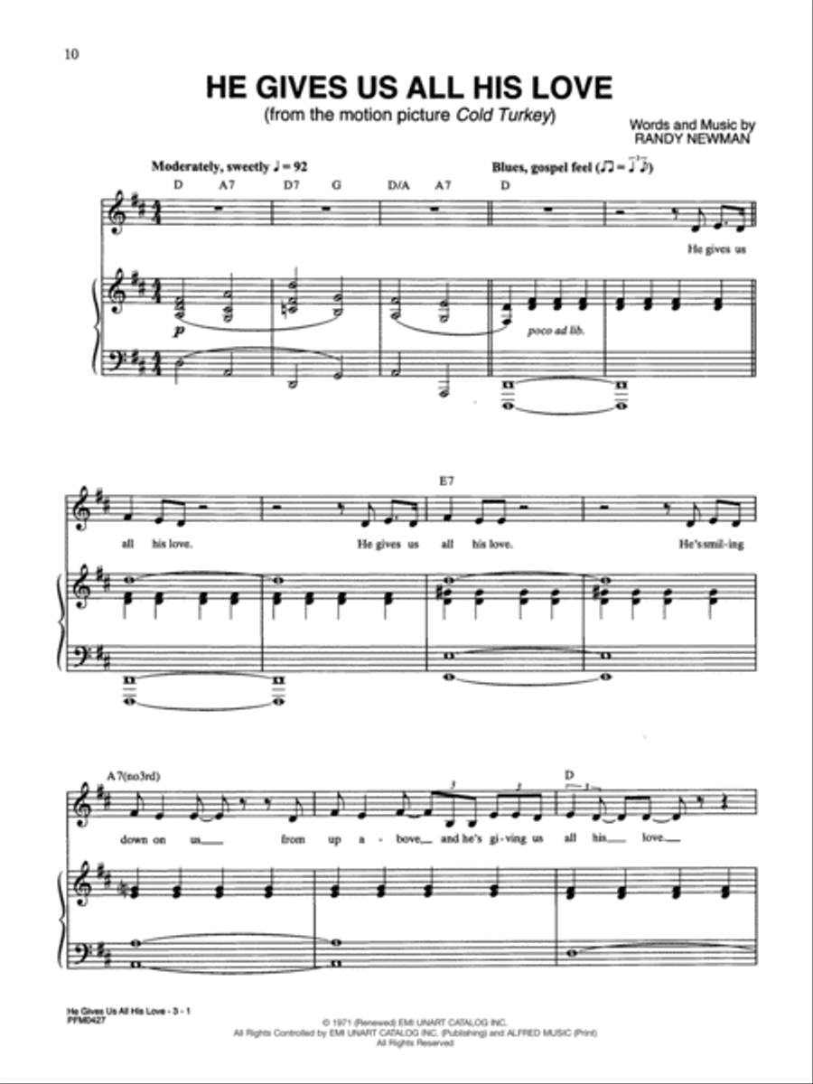 Randy Newman -- Anthology, Volume 2 Piano, Vocal, Guitar scores gallery preview page 4