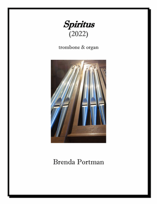 Book cover for Spiritus (trombone/organ)