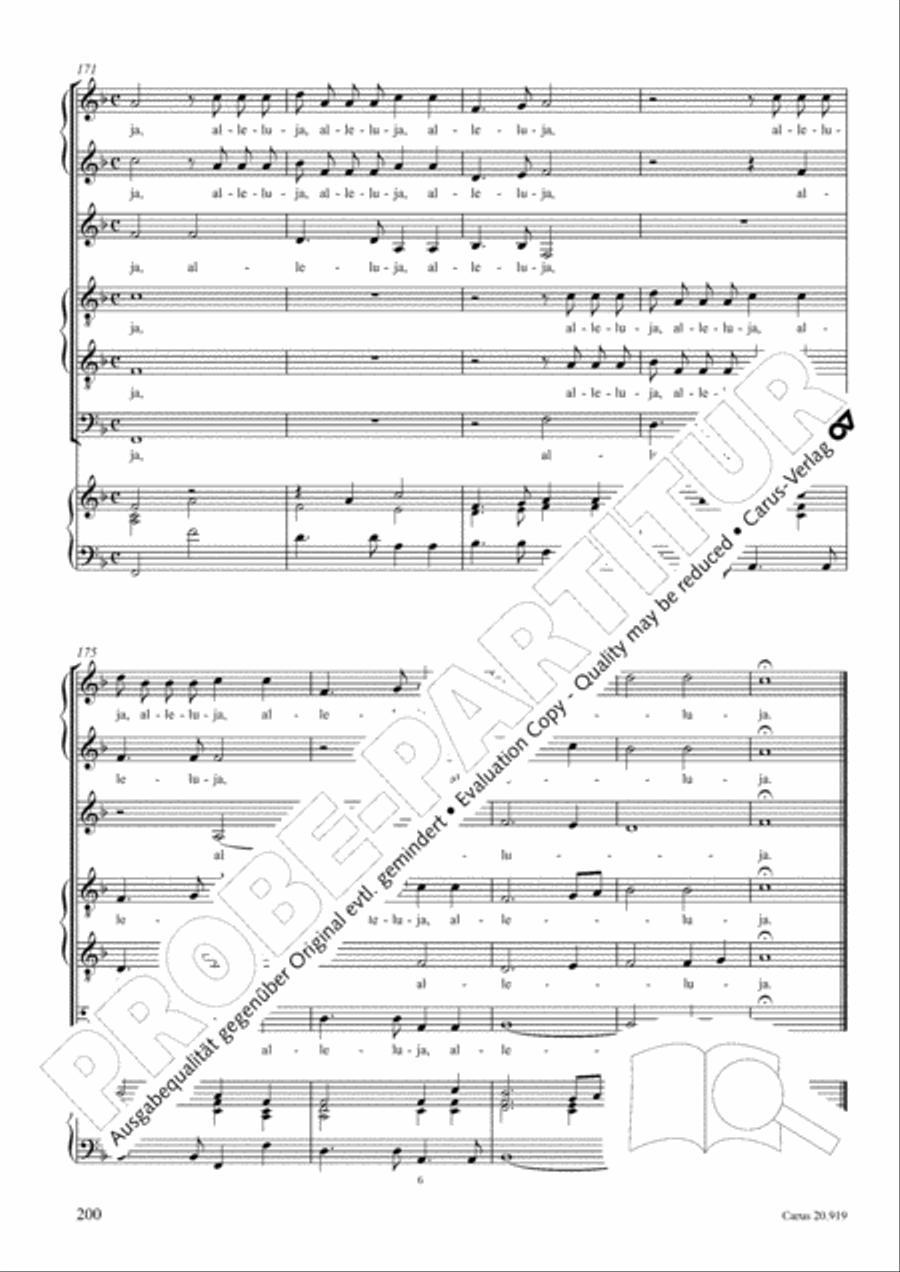 Opera varia I. Works with 1-7 parts (Complete edition, vol. 19) [Werke mit 1-7 obligaten Stimmen] Score scores gallery preview page 257