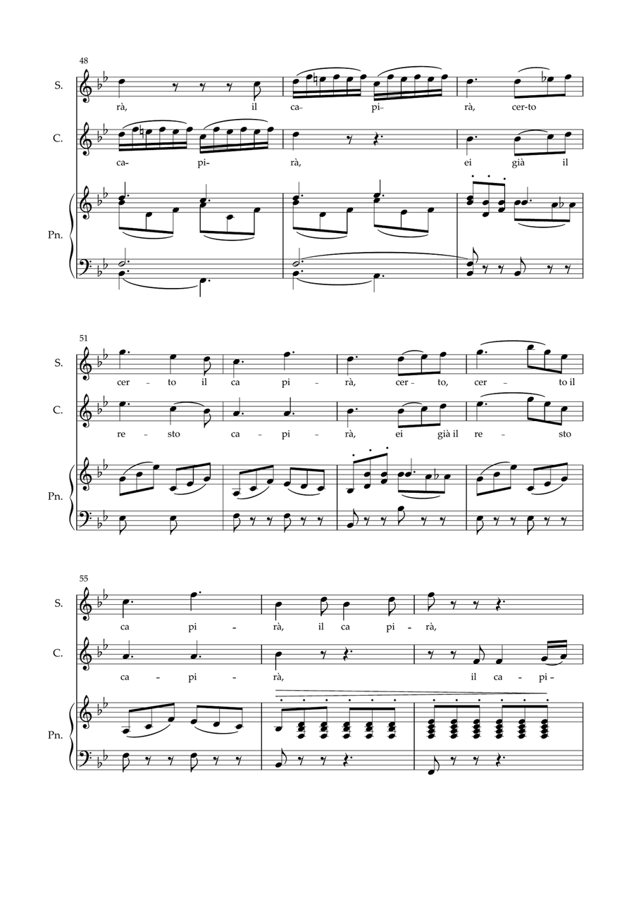 Sull' aria Sull' aria Voice Solo scores gallery preview page 5