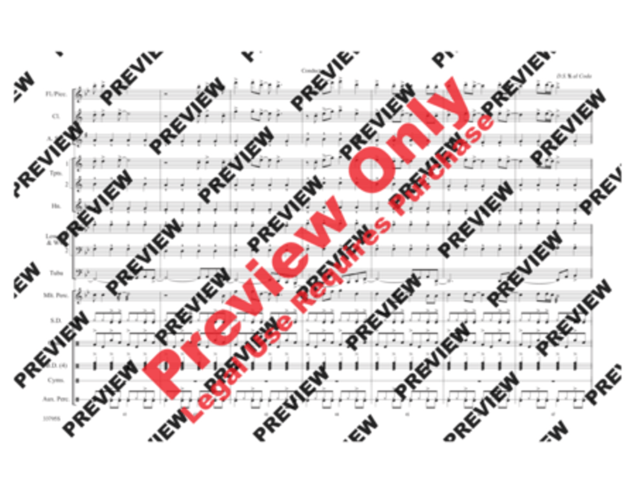 Don't Stop Believin' Marching Band scores gallery preview page 8