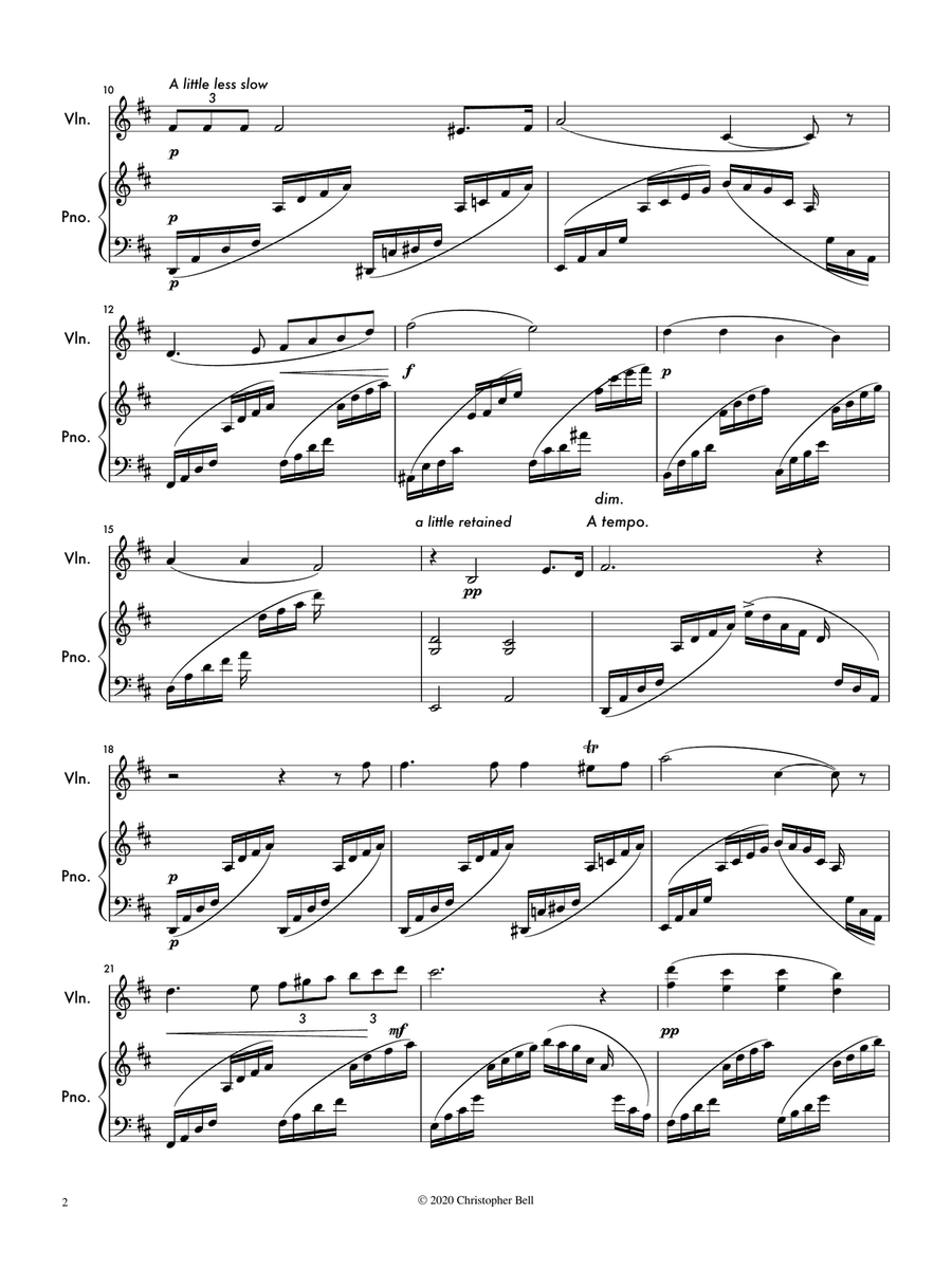 Si mes vers avaient des ailes Violin Solo scores gallery preview page 2
