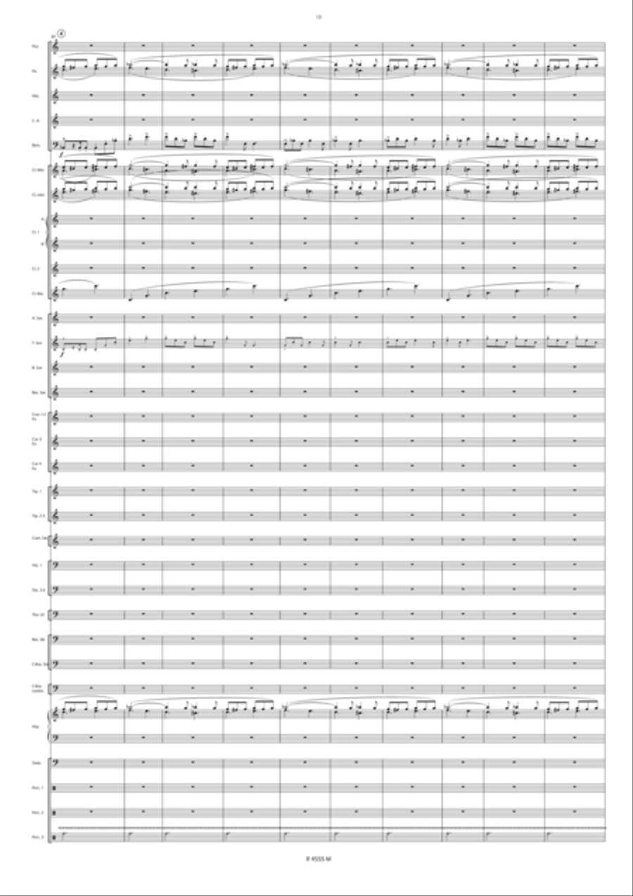 Noces de Cendres Concert Band scores gallery preview page 12