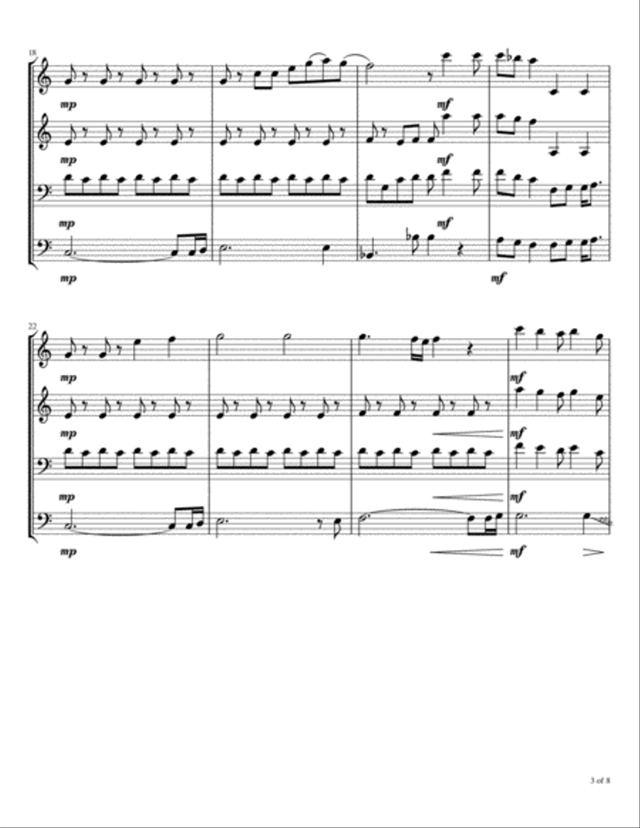 (i've Been) Searchin' So Long Brass Ensemble scores gallery preview page 4