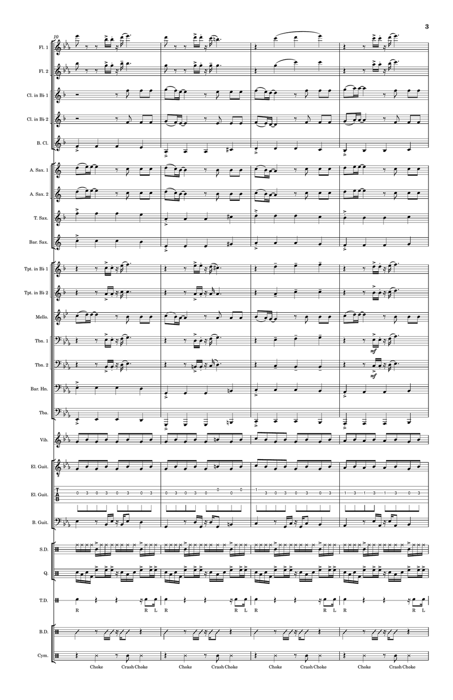 Umbrella Marching Band scores gallery preview page 3