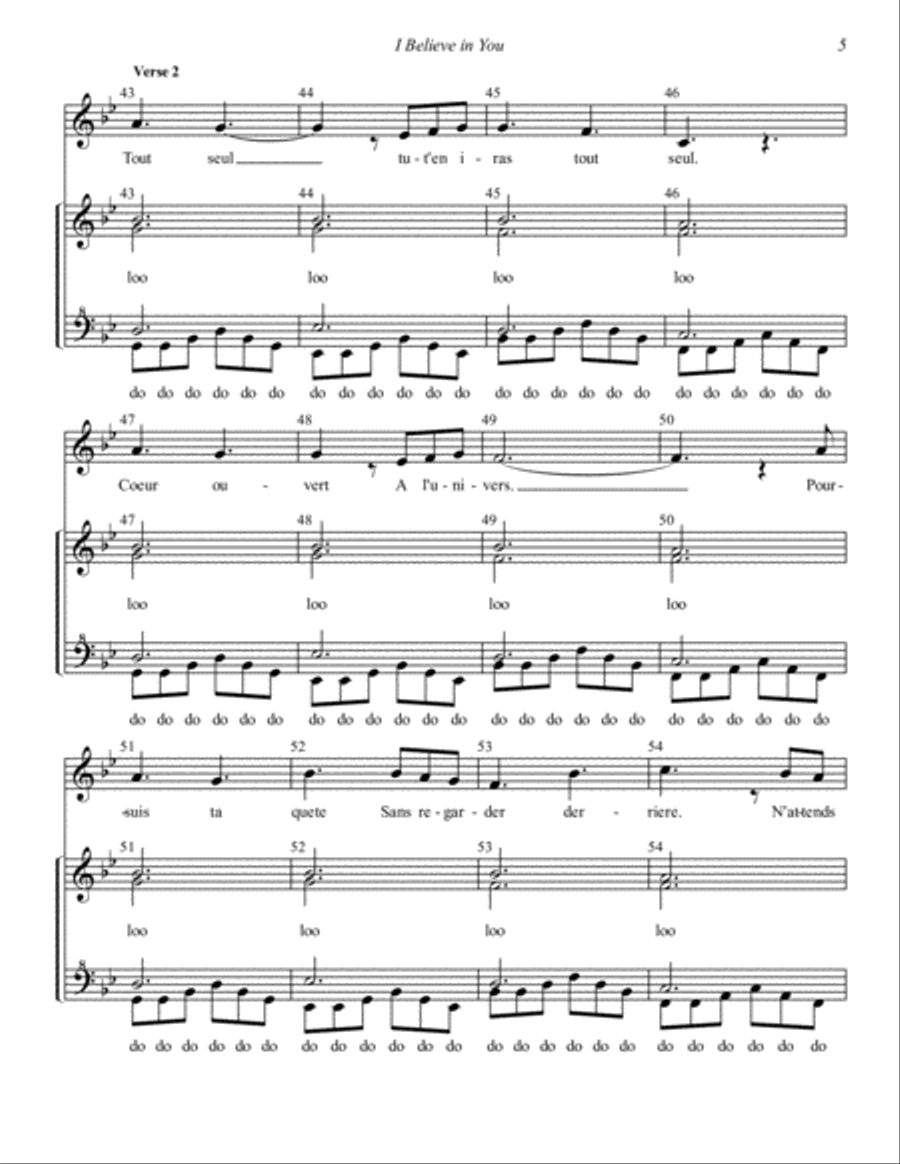 I Believe In You I Believe In You SSAA scores gallery preview page 5
