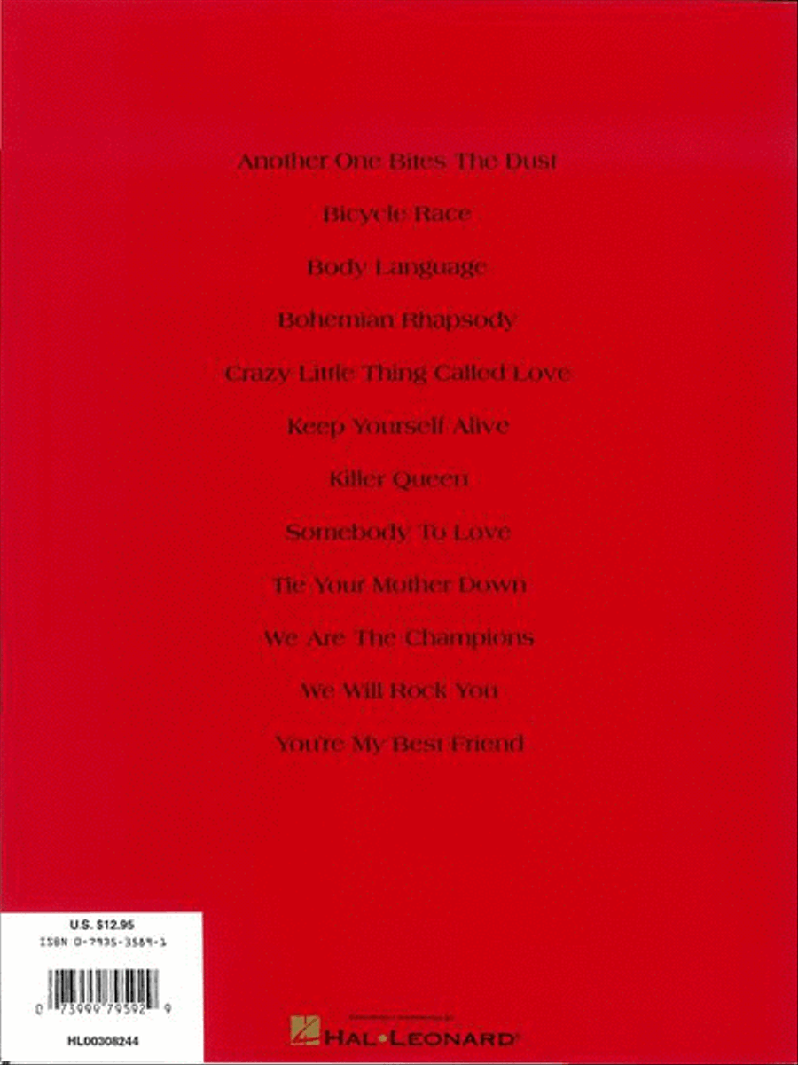 The Best of Queen The Best of Queen Piano, Vocal, Guitar scores gallery preview page 7