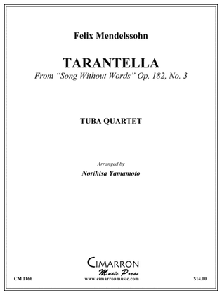 Tarantella, from Song Without Words, Op 182, No 3