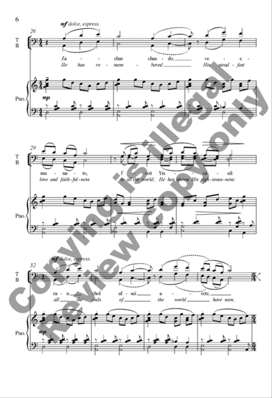 A New Psalm (Psalm 98) A New Psalm (Psalm 98) TTB scores gallery preview page 25