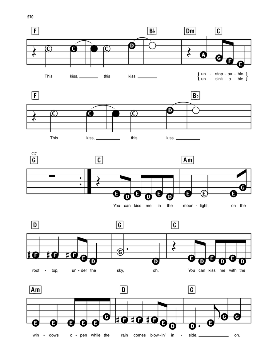 This Kiss Electronic Keyboard scores gallery preview page 3