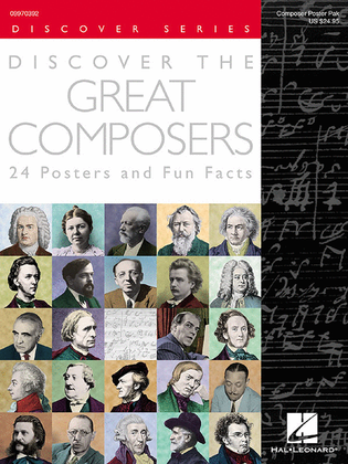 Book cover for Discover the Great Composers (Set of 24 Posters)