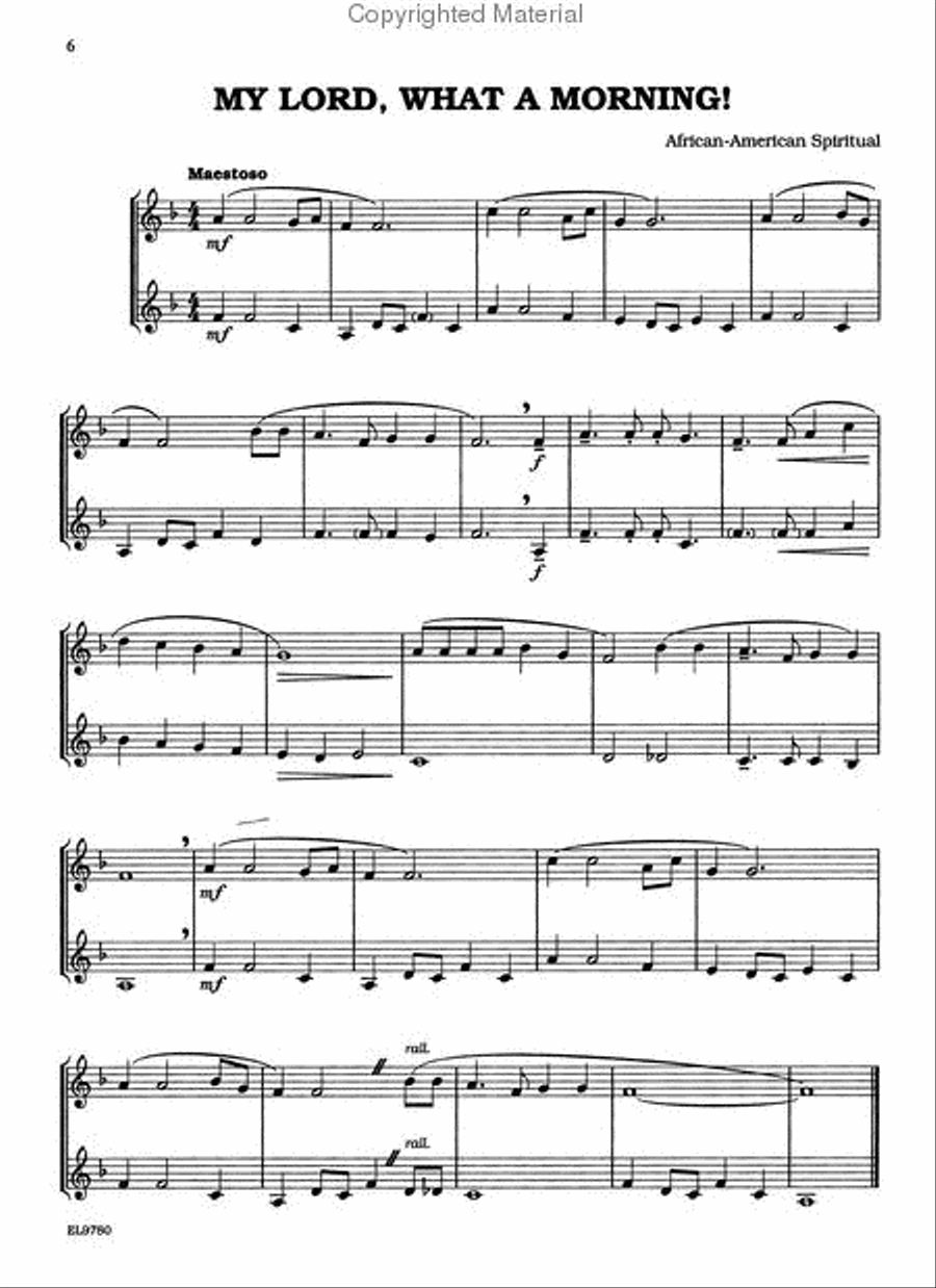 Sacred Duets for All (From the Renaissance to the Romantic Periods) Small Ensemble scores gallery preview page 3