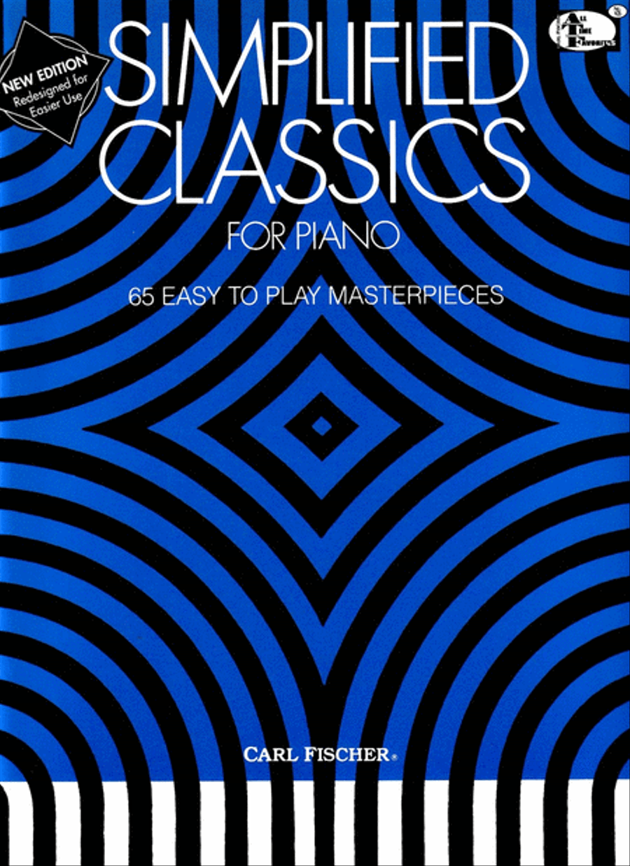 Simplified Classics for Piano Piano Solo scores gallery preview page 1