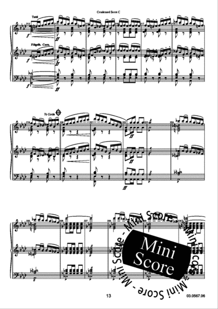 Dichter Und Bauer Fanfare Band scores gallery preview page 17
