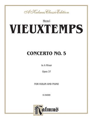 Book cover for Violin Concerto No. 5