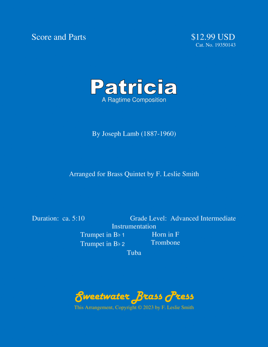 Patricia: A Ragtime Composition image number null