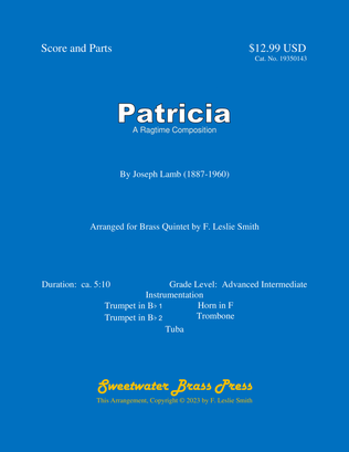 Patricia: A Ragtime Composition