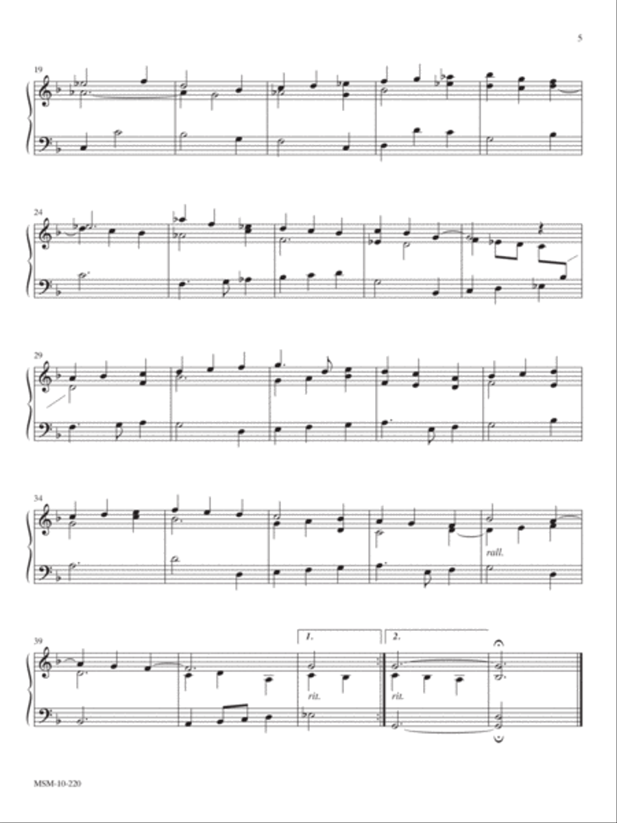 St. Cecilia Organ Book Organ scores gallery preview page 5