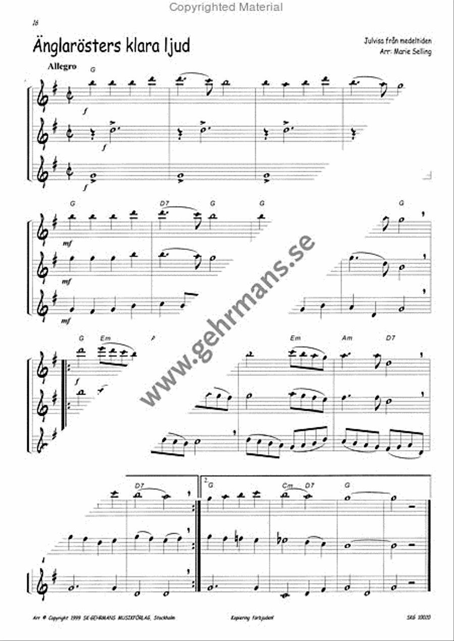 Julflojt 2 Flute Duet scores gallery preview page 5