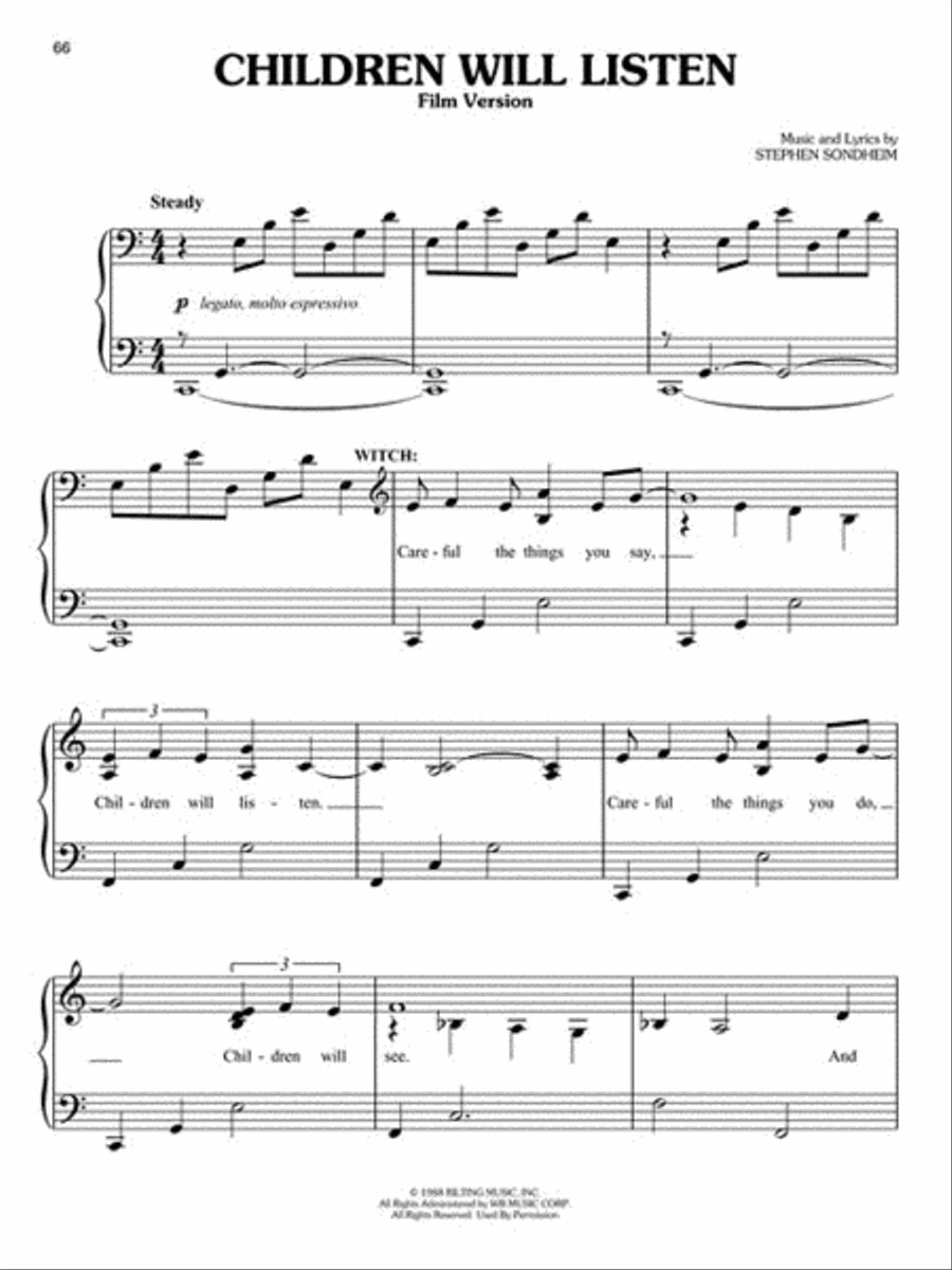 Into the Woods Voice scores gallery preview page 4