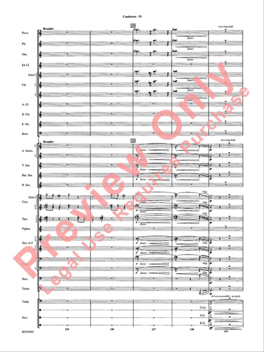 Jericho Concert Band scores gallery preview page 60