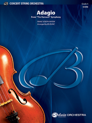 Book cover for Adagio (from the Farewell Symphony)