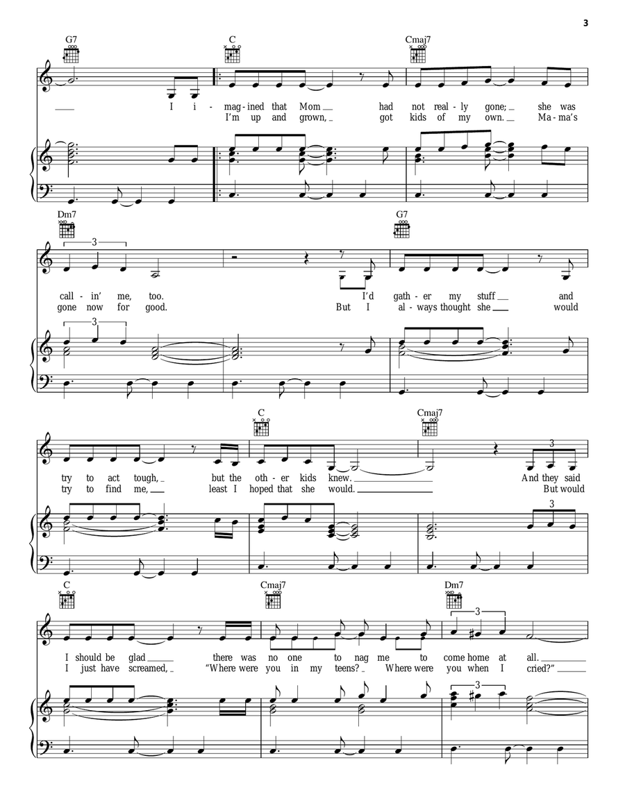 It's Time To Come Home It's Time To Come Home Guitar scores gallery preview page 3