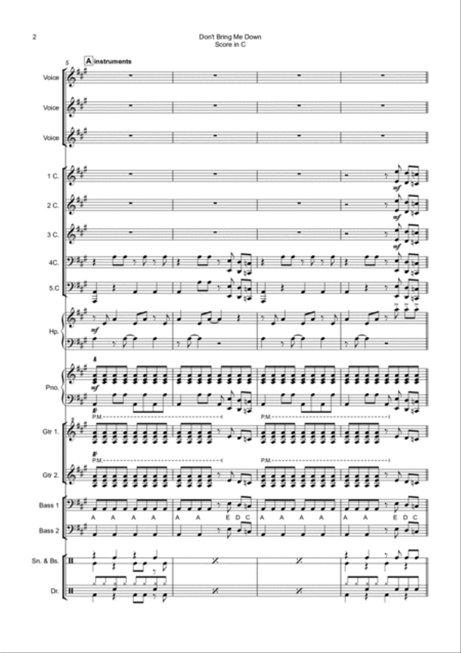 Don't Bring Me Down Don't Bring Me Down School and Community scores gallery preview page 2