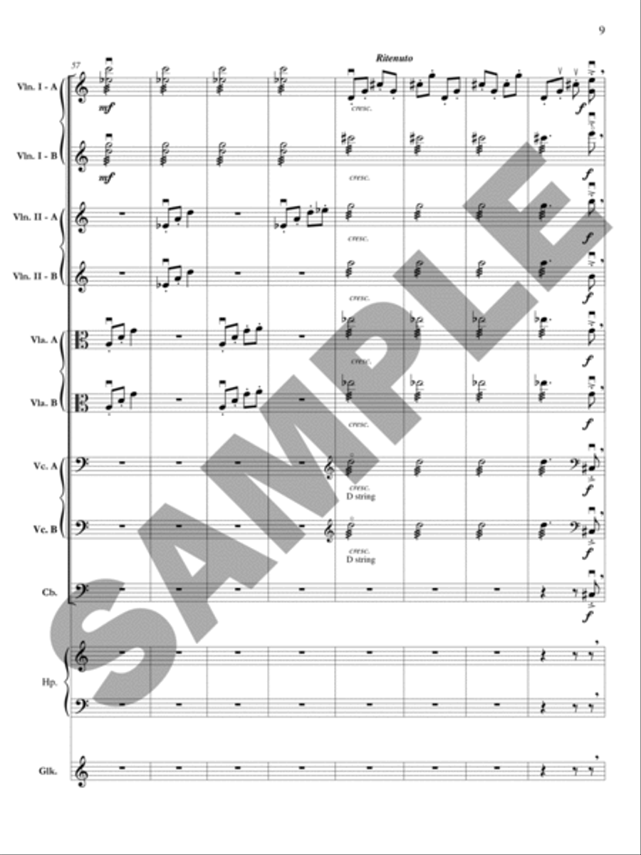The Planets: Jupiter - Bringer of Jollity Orchestra scores gallery preview page 10