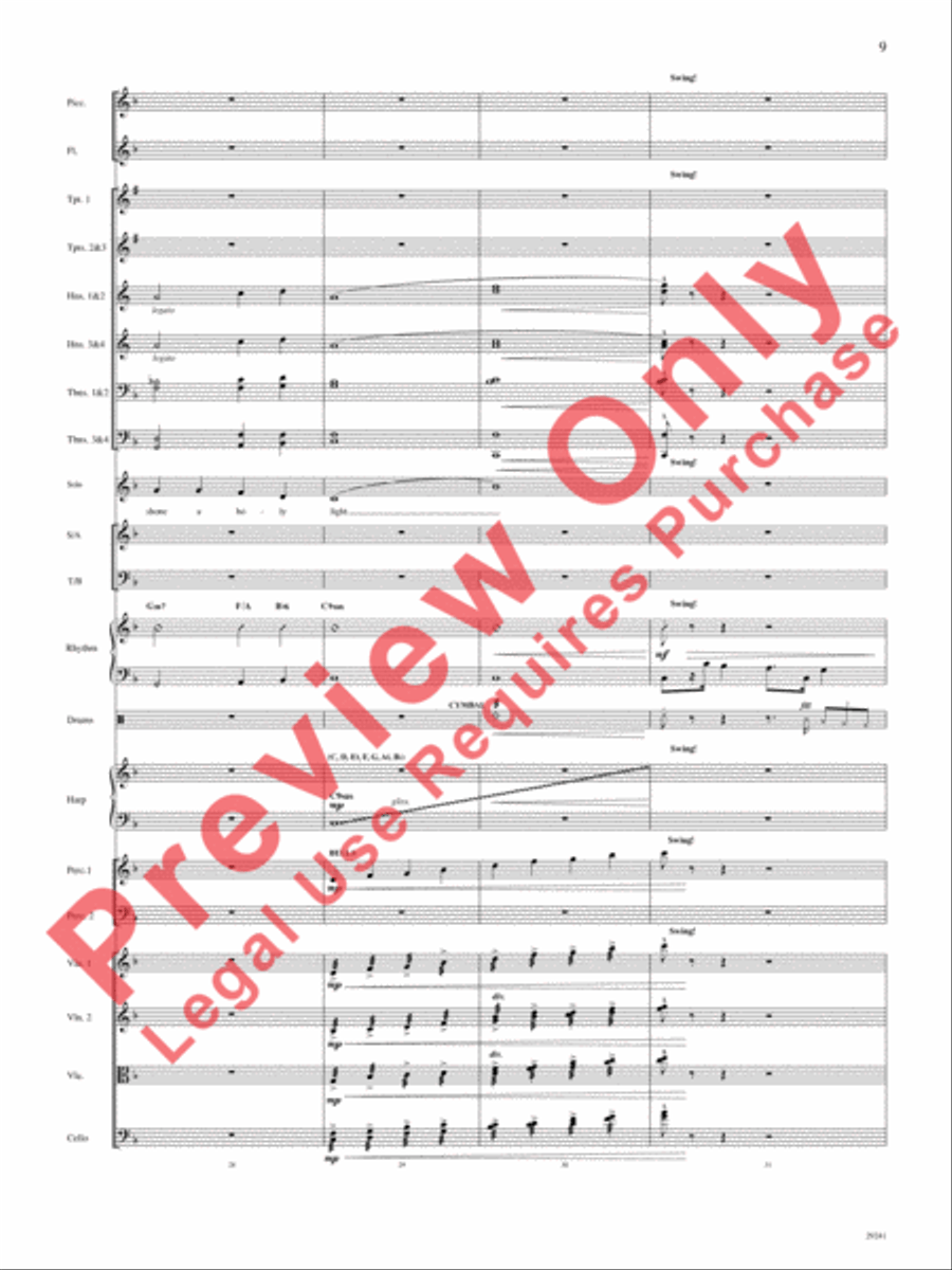 Go, Tell It on the Mountain Choir scores gallery preview page 9