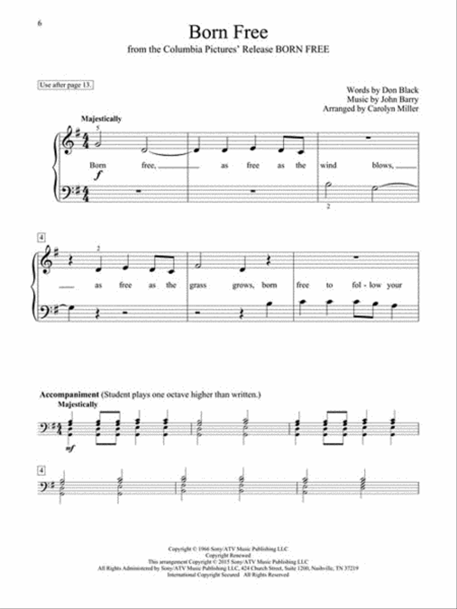 Popular Piano Solos – John Thompson's Adult Piano Course (Book 1) Piano Method scores gallery preview page 3