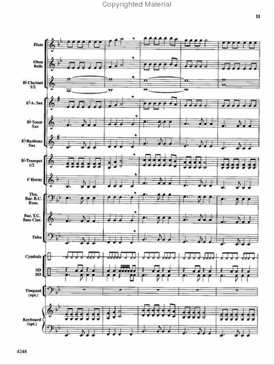 Hot Fudge Sundae Hot Fudge Sundae Concert Band scores gallery preview page 11