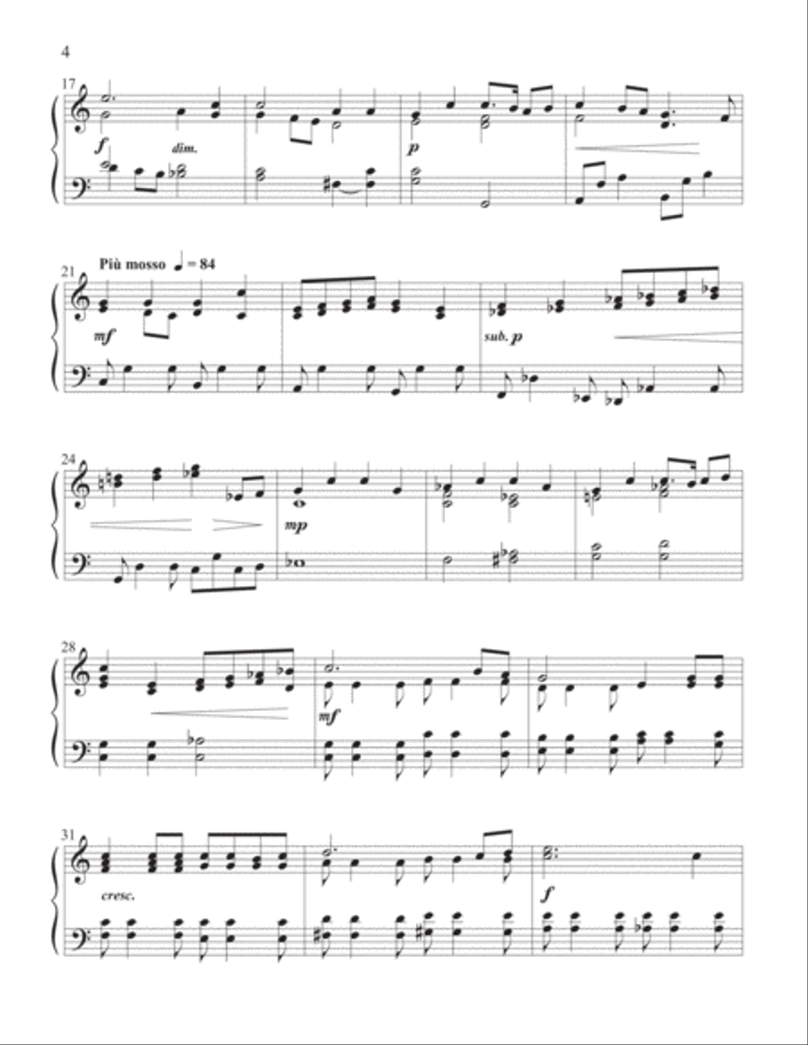 When We All Get to Heaven Piano Solo scores gallery preview page 4