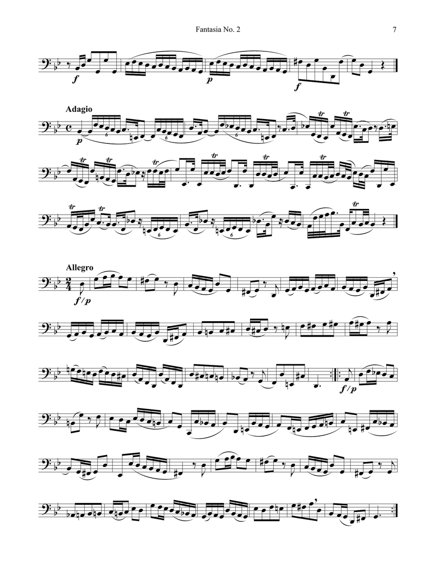 Twelve Fantasias for Tuba Tuba scores gallery preview page 6