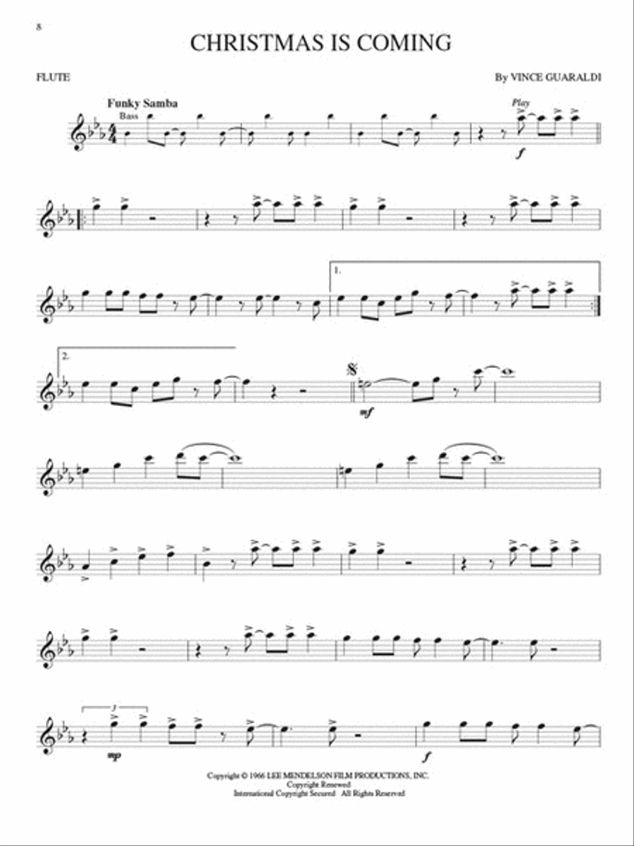 Peanuts™ Flute Solo scores gallery preview page 5